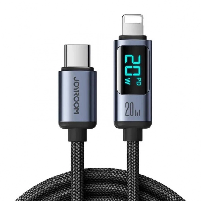 Prism Lightning 1,2 m USB-C kábel - Joyroom fekete