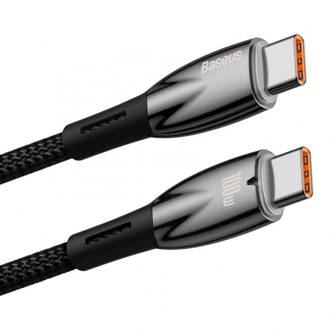 Baseus Glimmer gyors töltő USB-C kábel 100W