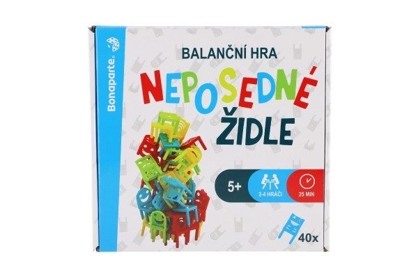 Neposedné székek egyensúlyozó játék gyerekeknek