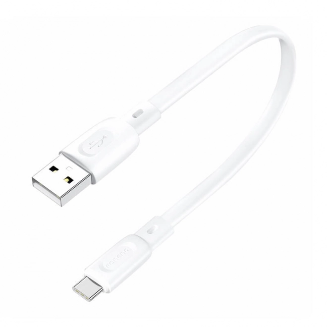 Rövid USB kábel Foneng 0.25m fehér