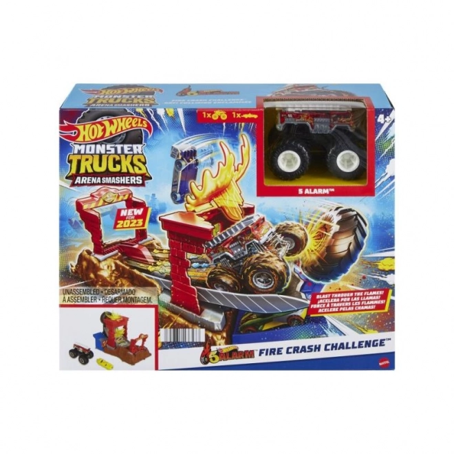 Hot Wheels monster kamion aréna - verseny kihívás játékkészlet – HW Tiger Shark