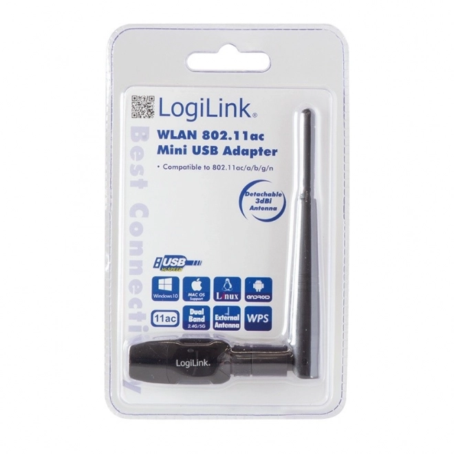 LogiLink vezeték nélküli USB adapter antennával