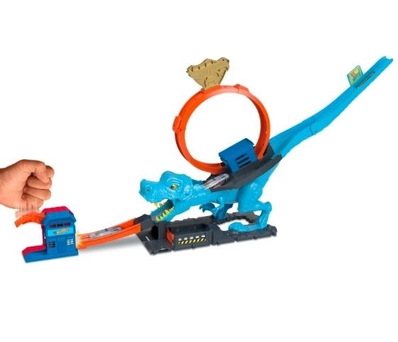 Hot Wheels City - T-Rex hurkos pálya készlet