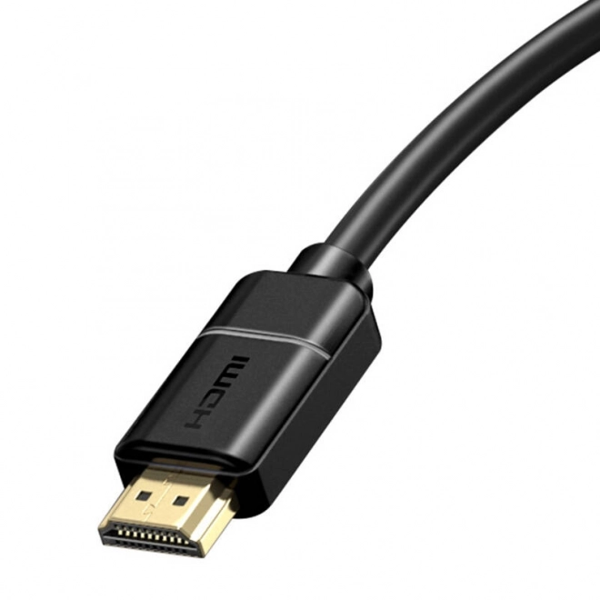 Baseus HDMI 2.0 kábel 4K 30Hz, 3D, HDR, 18Gbps, 8m - fekete