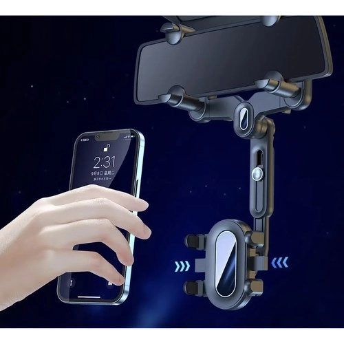Autós telefon tartó visszapillantó tükörre szerelve