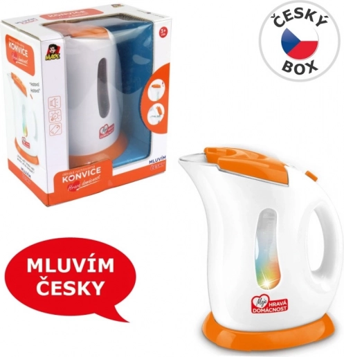 Elemes vízforraló 21 cm – magyarul beszél