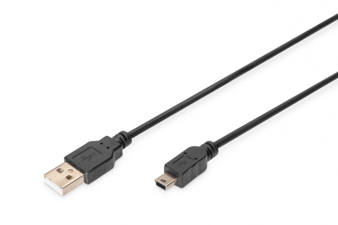 Usb 2.0 nagysebességű kábel CANON USB A/miniUSB B 1m fekete