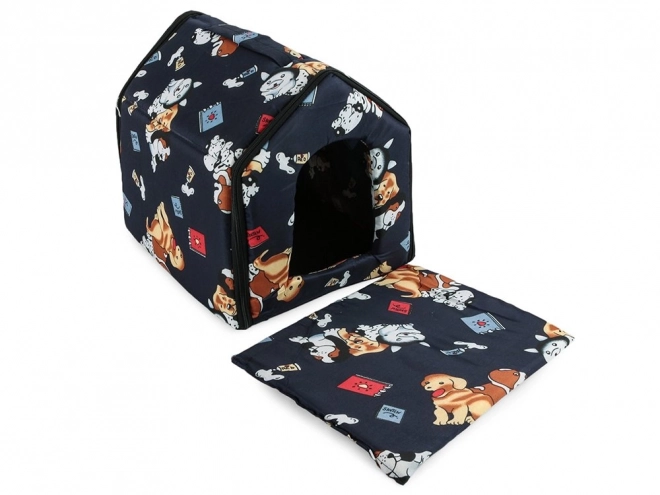 Textil kutyaház és macskaház XL