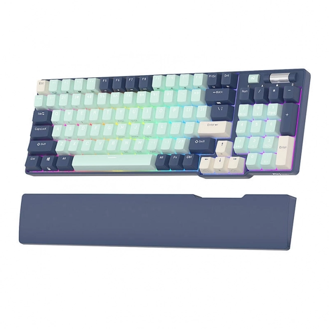 Mechanikus billentyűzet royal kludge rk96 rgb barna kapcsoló