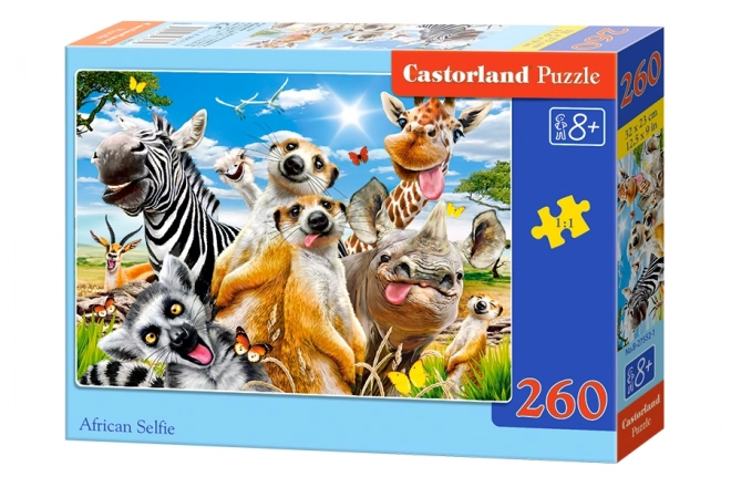 Afrikai állatok puzzle 260 darabos