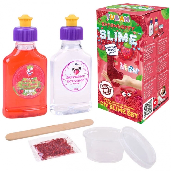 Szuper slime készlet - Eper