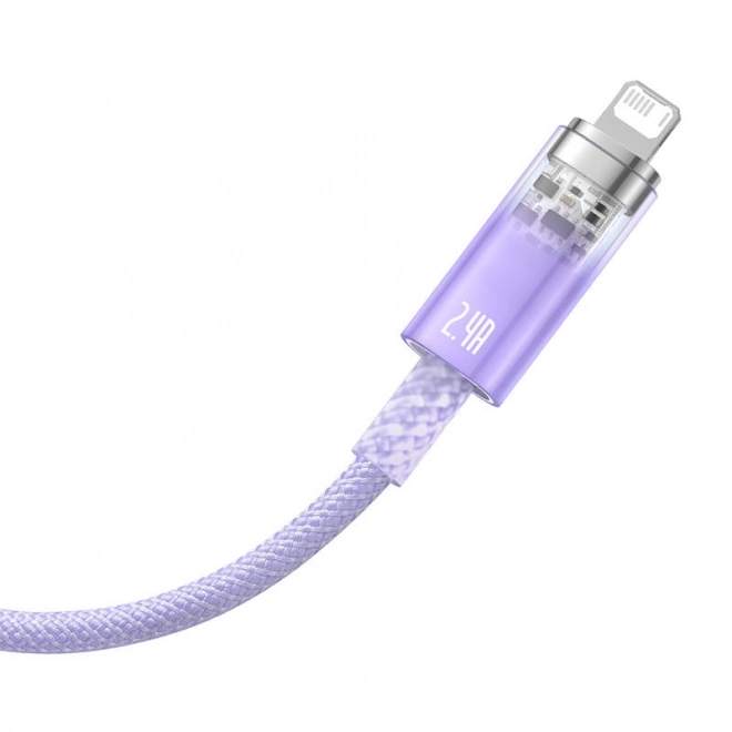Gyors töltő USB-A-ról Lightning-re kábel Baseus Explorer Series 1m