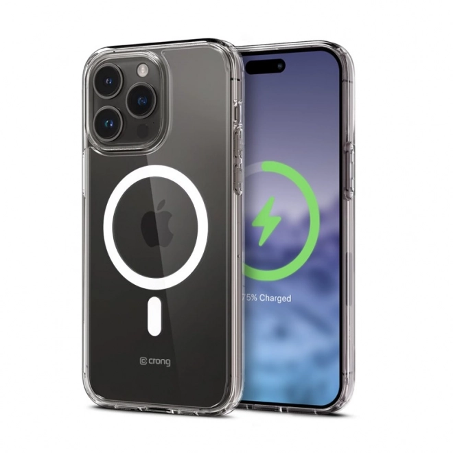 Prémium átlátszó mágneses tok iPhone 15 Pro Max