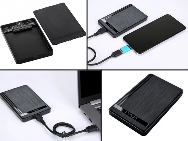 Hordozható SATA adattároló ház USB 3.0-vel