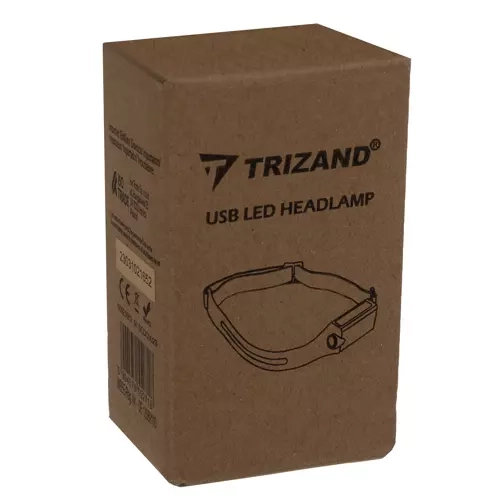 Erős LED fejlámpa USB Trizand