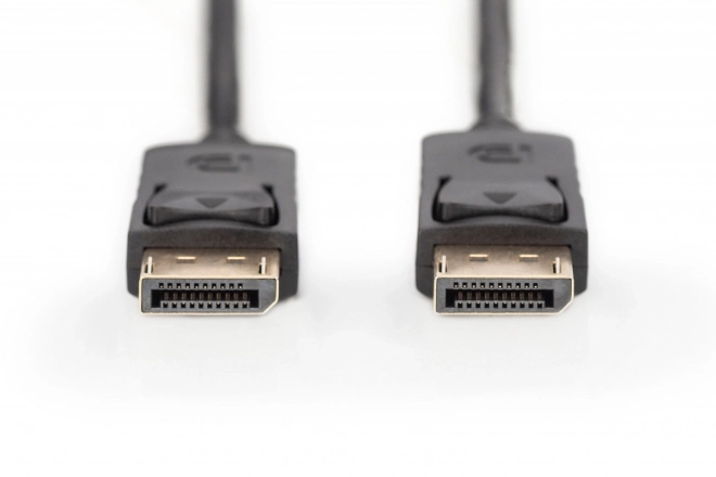 Antracit fekete DisplayPort összekötő kábel 15m