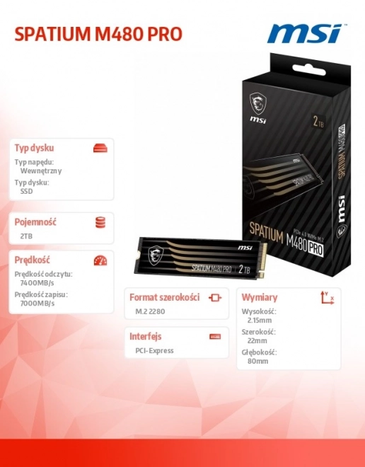 Gyors és hatékony SSD SPATIUM M480 PRO 2TB