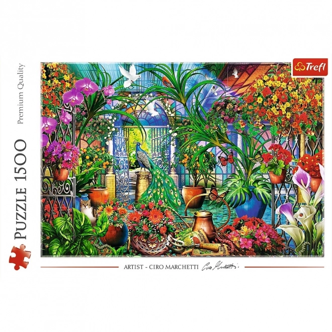 Trefl rejtélyes kert 1500 darabos puzzle