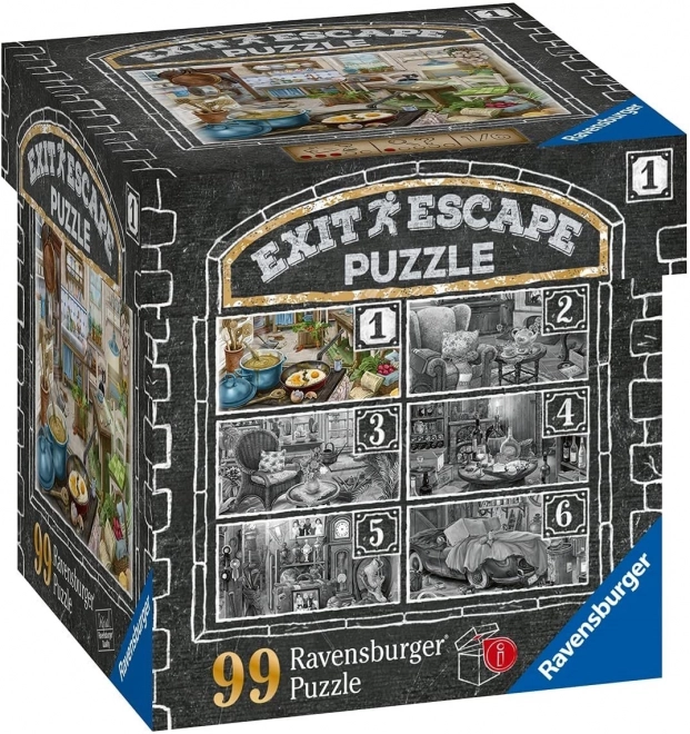 Ravensburger EXIT Puzzle: Kísérteties Kúria – Konyha