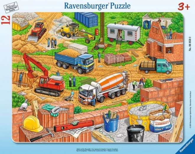 Ravensburger kirakó készlet építkezés 12 darab