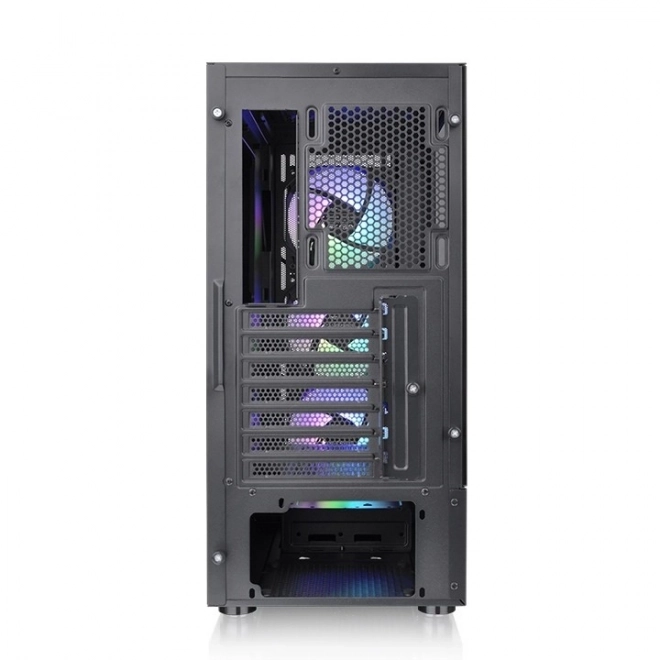 Számítógép ház S200 edzett üveggel és RGB világítással