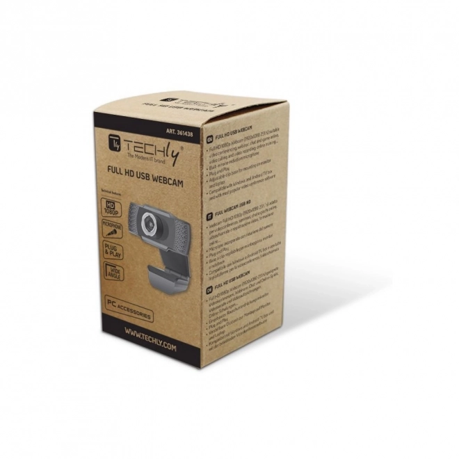 Teljes HD USB webkamera mikrofonnal