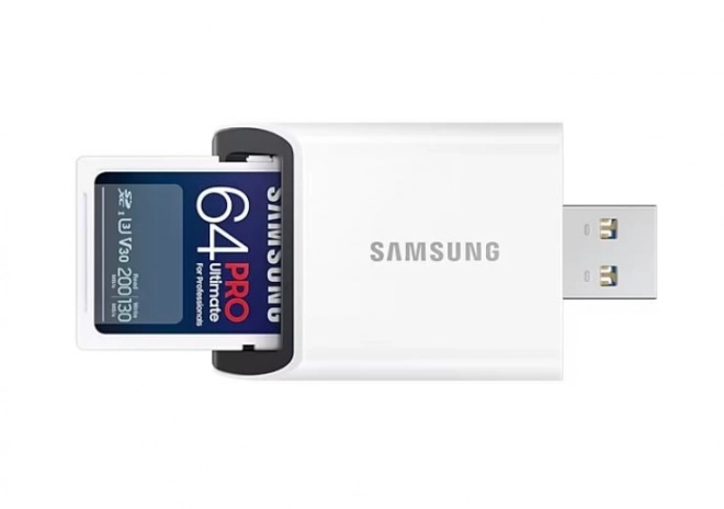Samsung Pro Ultimate 64GB SD kártya olvasóval