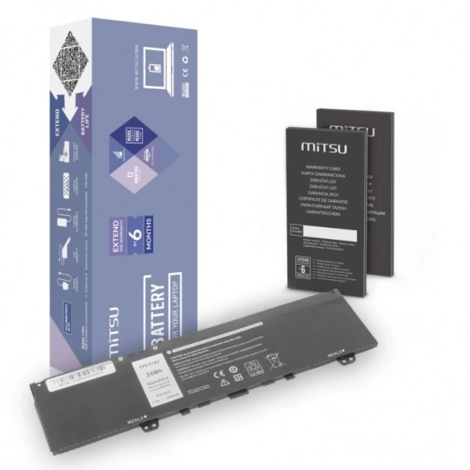 Dell Inspiron akkumulátor - Kompatibilis modellek: 13 7373, 7386