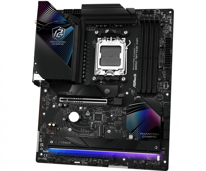 Phantom Gaming B850 Riptide Alaplap WiFi-vel