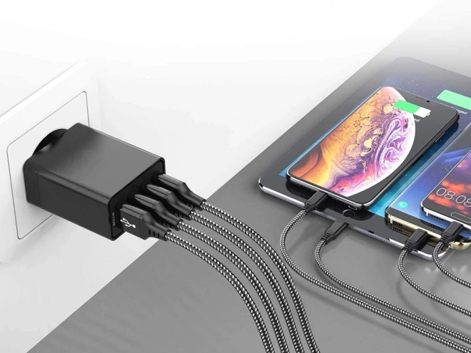 Gyors hálózati töltő 4xUSB Quick Charge 3.0