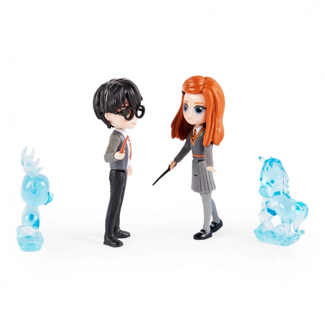 Harry Potter és Ginny patronus figurák