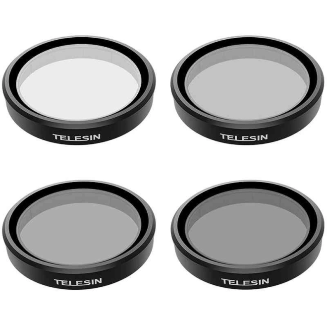 Telesin szűrőkészlet CPL/ND8/ND16/ND32 DJI Action 3/4-hez