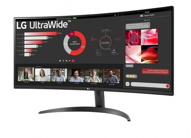 Szélesvásznú monitor 34 hüvelyk IPS