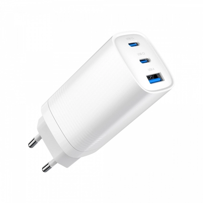 65 W-os Fehér PowerDelivery Gyors Töltő GaN Technológiával