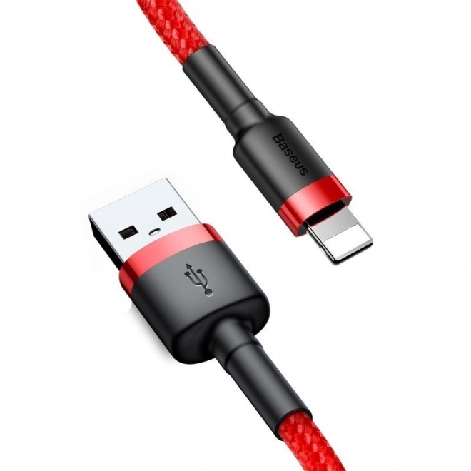 Baseus lightning usb kábel 3m piros