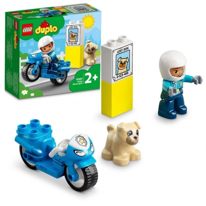 Lego Duplo városi rendőrmotor