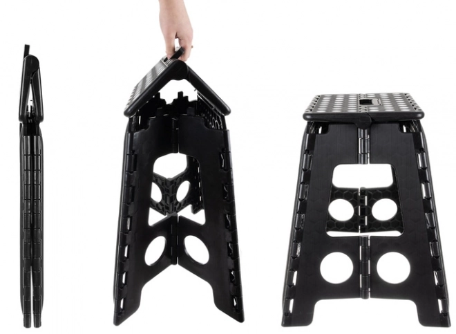 Összecsukható szék fekete-fehér 39 cm