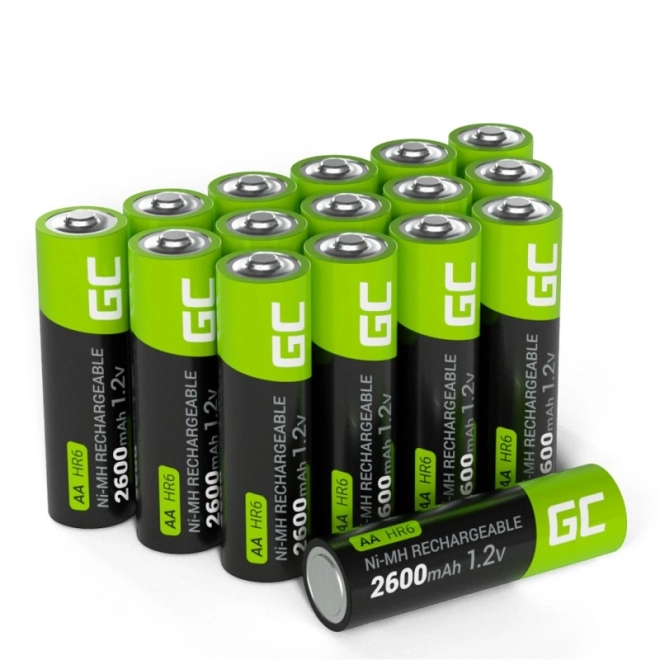 Újratölthető AA elemek akkumulátorral 2600 mAh - Green Cell