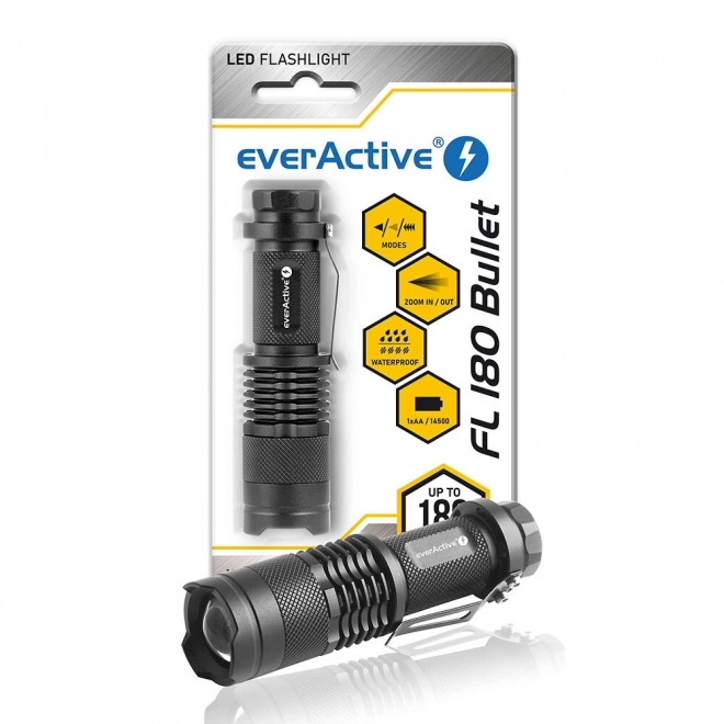 EverActive LED zseblámpa Bullet 200 lumen Cree LED-el