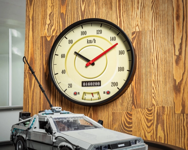Retro stílusú sebességmérő falióra