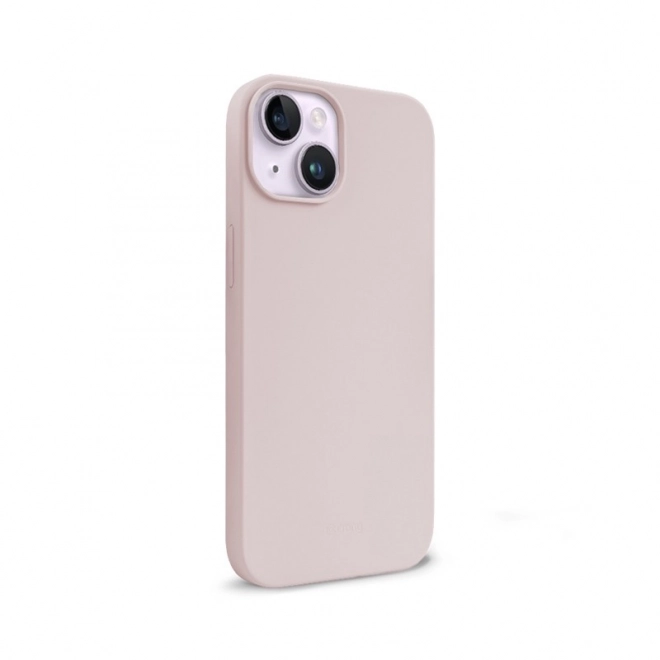 Crong koppantós mágneses tok iPhone 14 / iPhone 13-hoz - Szín: Homok rózsaszín