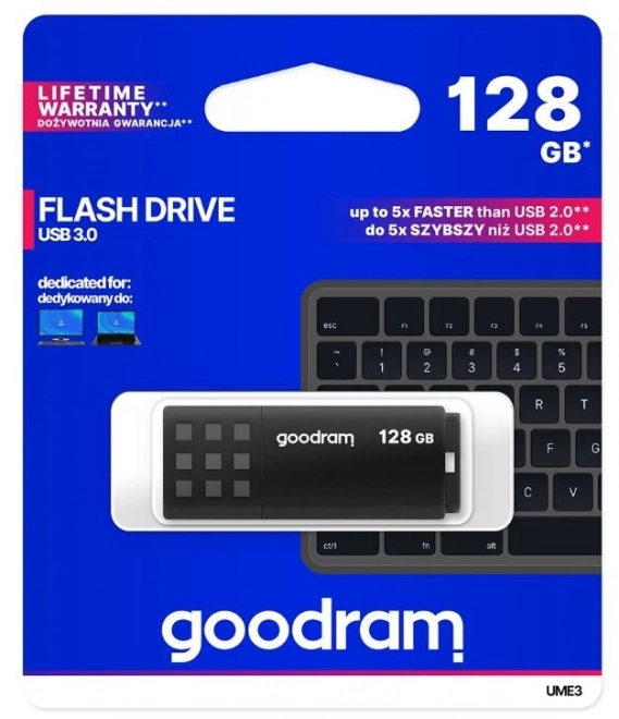 Pendrive fekete 128GB USB 3.0