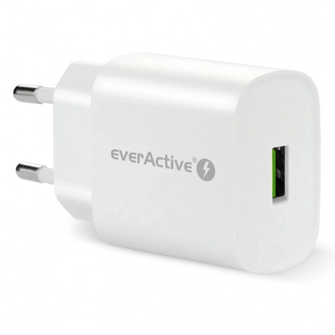 Fehér USB töltő 18W QC3.0