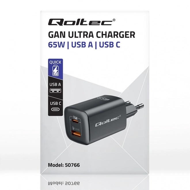 Sokszögletes gyors töltő with USB-C és GaN technológia
