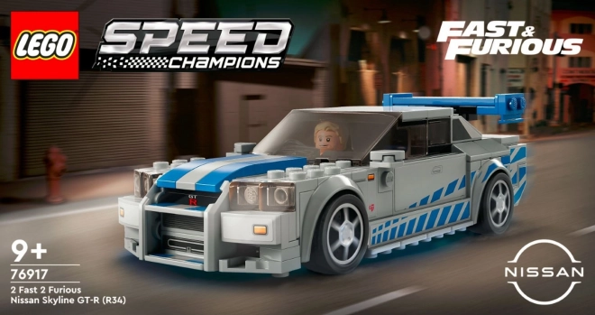 Lego Speed Champions Nissan Skyline GT-R játékautó