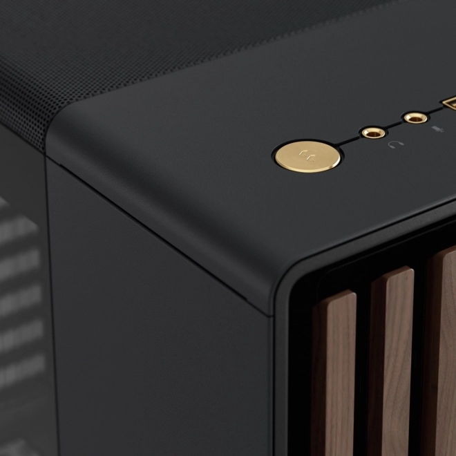 Fractal Design North fekete fa elemekkel