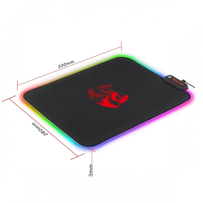 Gaming egérpad RGB világítással