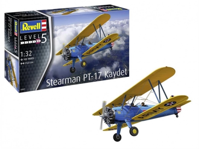 Stearman PT-17 Kaydet műanyag modell