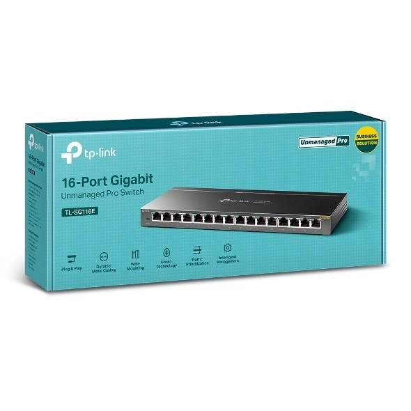 Többportos TP-Link Pro hálózati switch