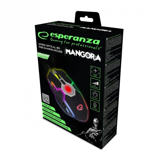 Esperanza 8D Mangora Gaming Egér